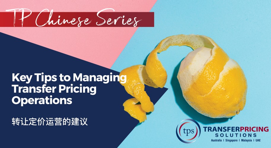Chinese Series: Key Tips to Manage the Operations Side of Transfer Pricing